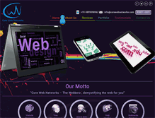 Tablet Screenshot of corewebnetworks.com